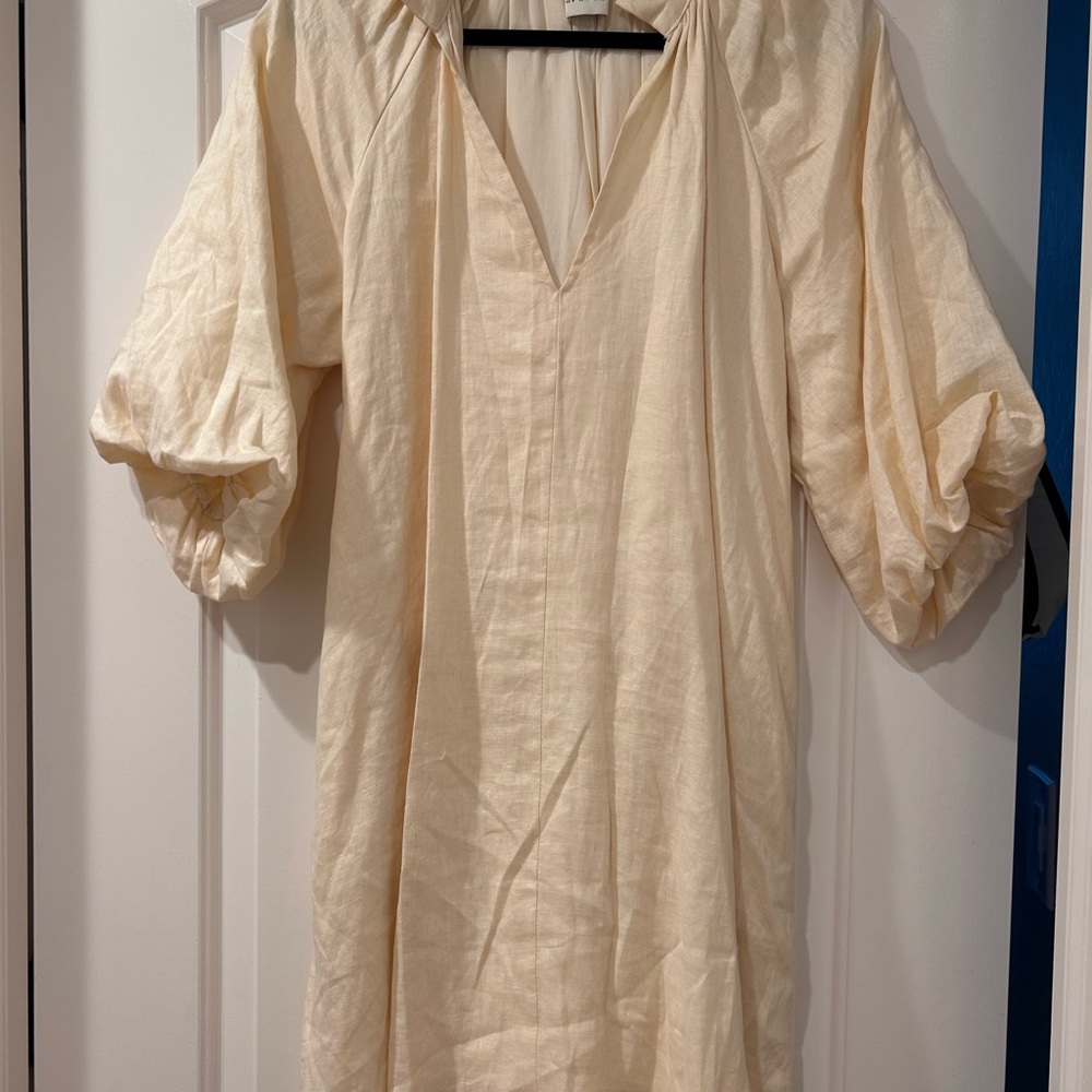 DISSH Cream Linen Dress FREE SHIPPING